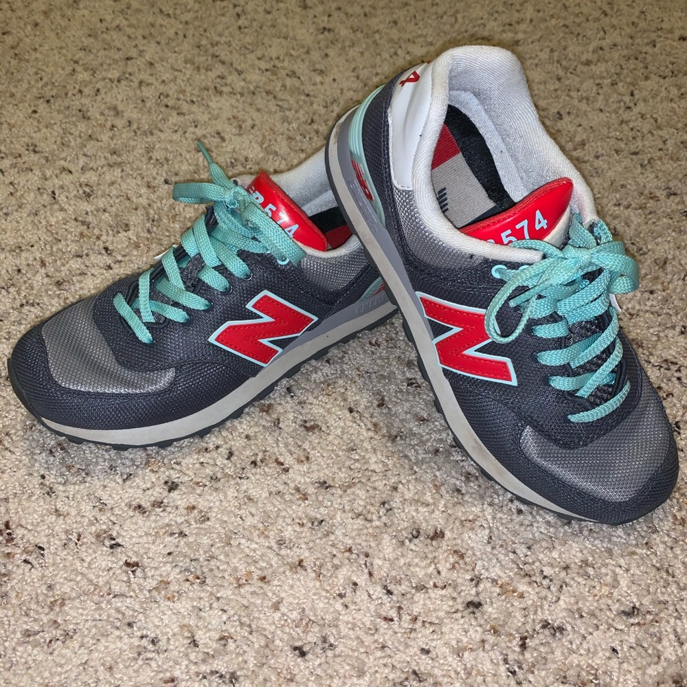 Multi Colored New Balance Tennis Shoes